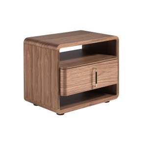 Noptiera design LUX cu sertare Walnut Veneer - Img 2