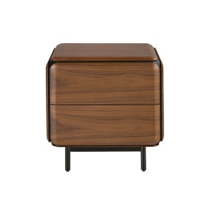 Noptiera design LUX cu sertare Walnut Veneer - Img 2