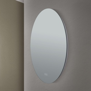Oglinda baie cu iluminat LED dimabil IP44 FOCUS D-60cm 157137 universul-luminii.ro