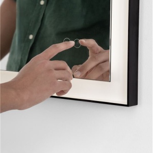 Oglinda baie cu iluminat LED IP44 3000K Ural, 60x80cm NVL-9006037 247617 universul-luminii.ro