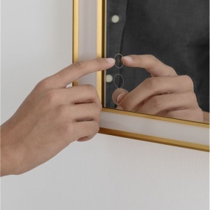 Oglinda baie cu iluminat LED IP44 Ambor, 60x80cm 161477 universul-luminii.ro