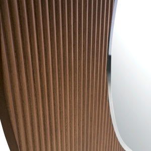 Oglinda decorativa design LUX Walnut 110cm - Img 5
