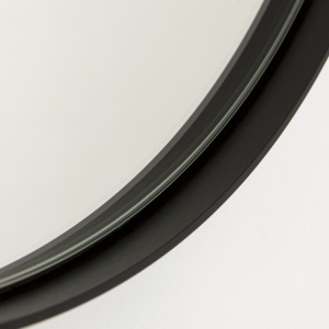 Oglinda decorativa design modern CARLO negru D-61cm - Img 5