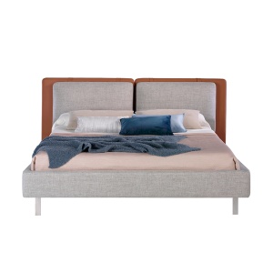 Pat dublu design LUX modern cu tablie eleganta Allan 180x200cm - Img 6