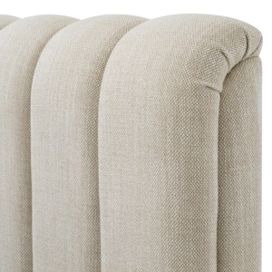 Pat dublu tapitat design elegant LUX Kayden, Albury bej - Img 6