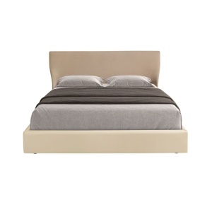 Pat dublu tapitat design LUX Brown-Cream 180x200cm - Img 6