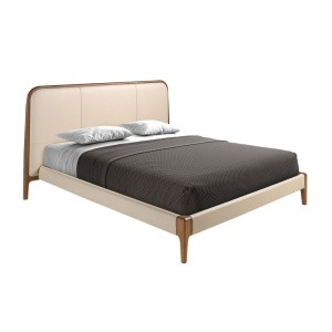 Pat dublu tapitat design LUX Cream 180x200cm - Img 5