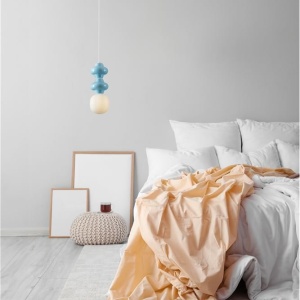 Pendul ceramic design modern CHIC albastru 152147 universul-luminii.ro