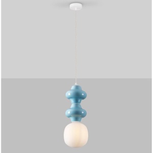 Pendul ceramic design modern CHIC albastru 232417 universul-luminii.ro