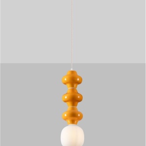 Pendul ceramic design modern CHIC portocaliu 232437 universul-luminii.ro