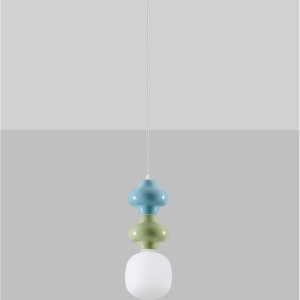 Pendul ceramic design modern CHIC verde/ albastru 232427 universul-luminii.ro
