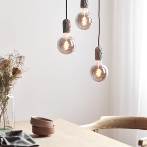 Pendul decorativ din portelan Hang gri 2010013010 NL 84017 universul-luminii.ro