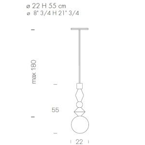 Pendul deosebit design LUX Pandora TC 9109 - Img 2