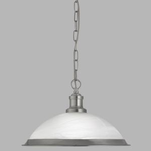 Pendul design clasic Bistro argintiu satin 1591SS SRT 73997 universul-luminii.ro