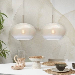 Pendul design decorativ Bologna gradient/alb - Img 4