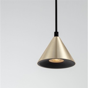 Pendul design decorativ CONICO auriu - Img 5