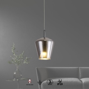 Pendul design decorativ Elsa Copa 1L crom - Img 5