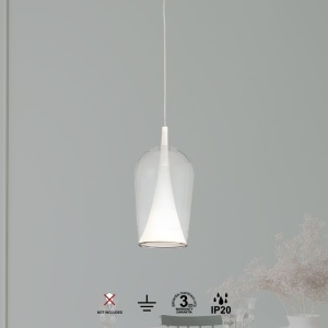 Pendul design decorativ Elsa Copa 1L transparent - Img 7