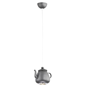 Pendul design decorativ in forma de ceainic JAMAJKA antracit