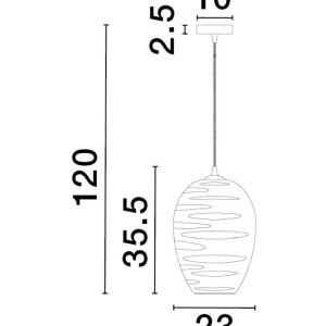 Pendul design decorativ modern EVLEEN 214167 universul-luminii.ro