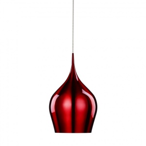 Pendul design modern 26cm Vibrant rosu 6461-26RE SRT