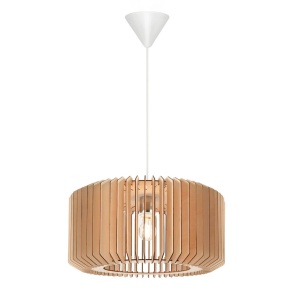 Pendul design modern Asti 50 alb, natur