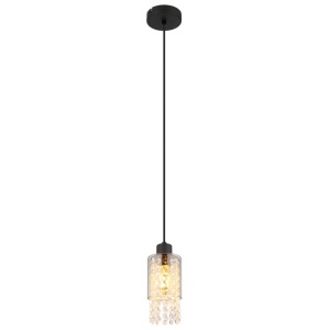 Pendul design modern Backey negru, fumuriu