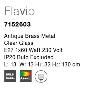 Pendul design modern decorativ Flavio NVL-7152603 77917 universul-luminii.ro