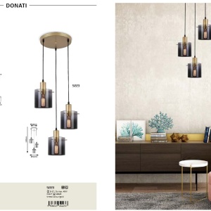 Pendul design modern Donati 5222 RX - Img 4
