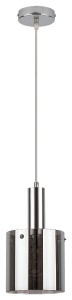 Pendul design modern Donati crom/fumuriu - Img 3