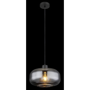 Pendul design modern Giuseppe negru, fumuriu - Img 2