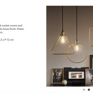 Pendul design modern minimalist ABC SP1 TRIANGLE 207834 - Img 3