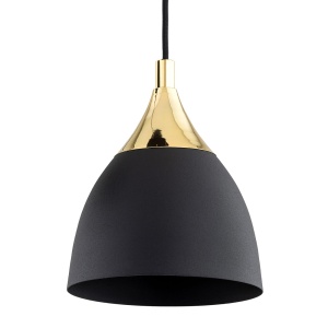 Pendul design modern MURANO negru 108047 universul-luminii.ro