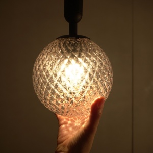 Pendul design modern MUSA transparent/negru 94597 universul-luminii.ro