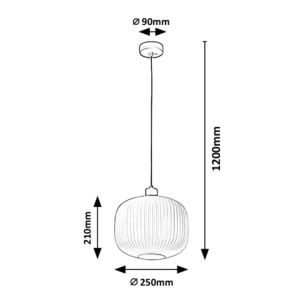 Pendul design modern Soraya 3970 RX - Img 2