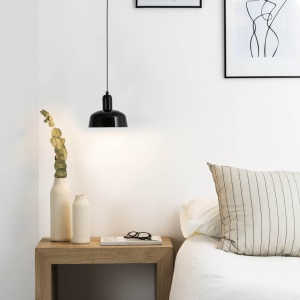 Pendul design modern TATAWIN negru 122657 universul-luminii.ro