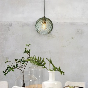 Pendul design modern Venice globe green 141727 universul-luminii.ro