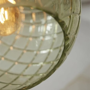 Pendul design modern Venice globe green 224207 universul-luminii.ro