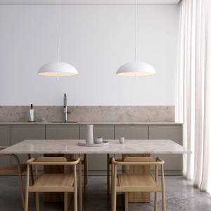 Pendul design modern Versale alb 49,5cm 115207 universul-luminii.ro