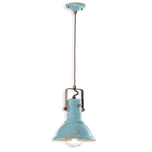 Pendul design retro realizata manual din ceramica INDUSTRIAL 216817 universul-luminii.ro