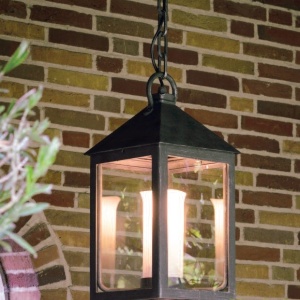 Pendul iluminat exterior din fier forjat, HL 2491-A 178467 universul-luminii.ro