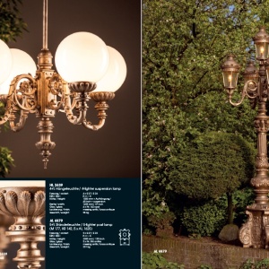 Pendul iluminat exterior din fier forjat, HL 2640 174037 universul-luminii.ro