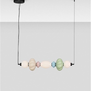 Pendul LED decorativ ceramic Verde, Albastru, Alb, Roz, Bej, ONETA 168477 universul-luminii.ro