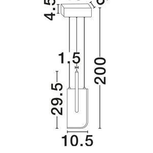 Pendul LED design decorativ 2700K TOTEM - Img 8