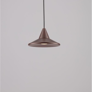 Pendul LED design minimalist DRO maro - Img 4