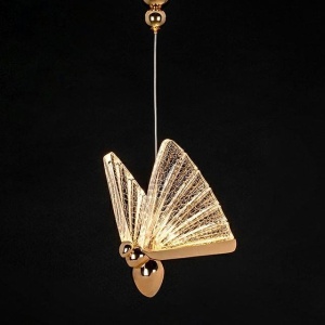 Pendul LED design modern Fluture S auriu - Img 6