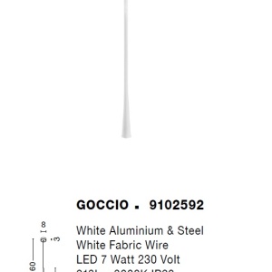 Pendul LED design modern Goccio NVL-9102592 - Img 2
