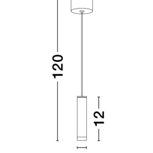 Pendul LED design modern minimalist DOC alama 223587 universul-luminii.ro