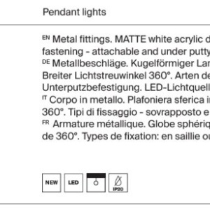 Pendul LED design tehnic Luna negru, 4000K 55447 universul-luminii.ro