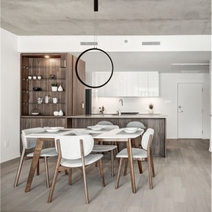 Pendul LED dimabil design modern Change negru 60cm - Img 2